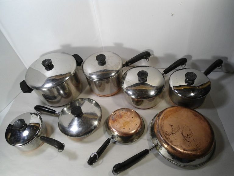 Revere Ware Copper Bottom Pots and Pans Revere Ware Cookware